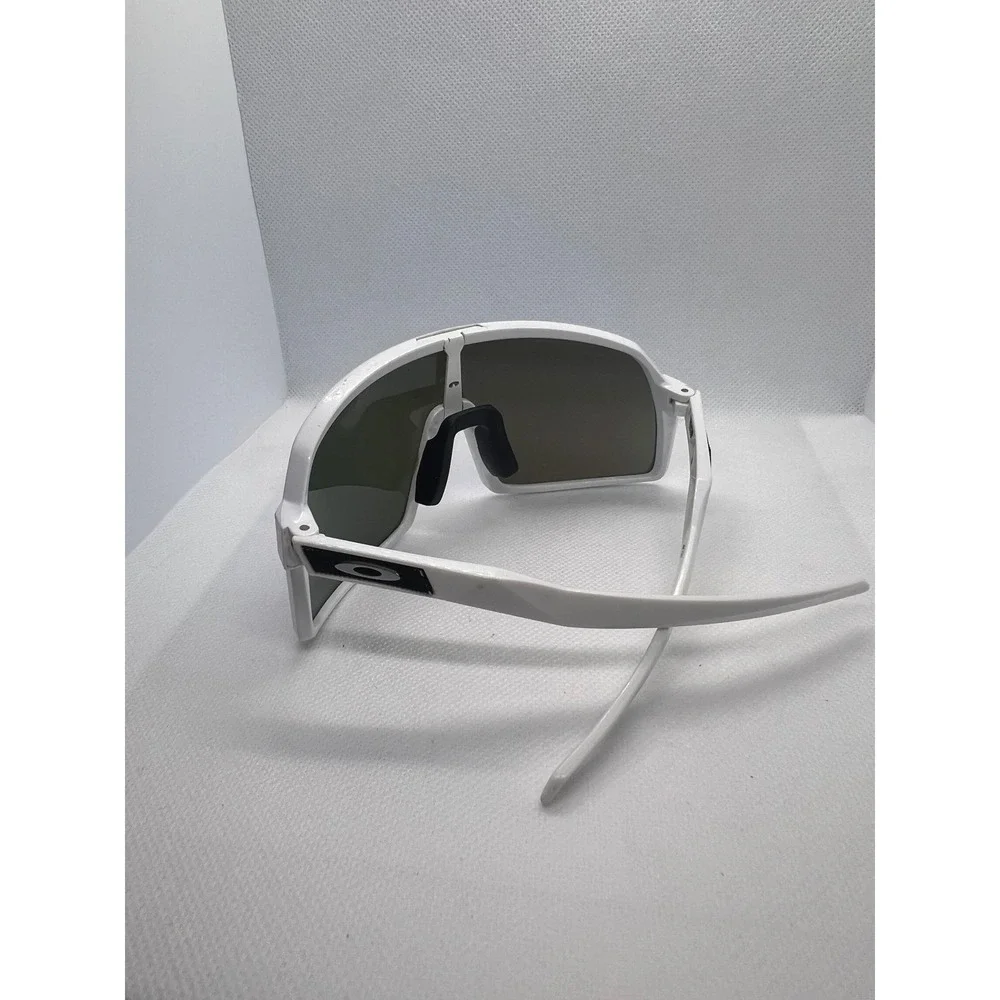 Oakley Sutro S White Iridescent Lens Sunglasses Sport Cycling Kids Custom